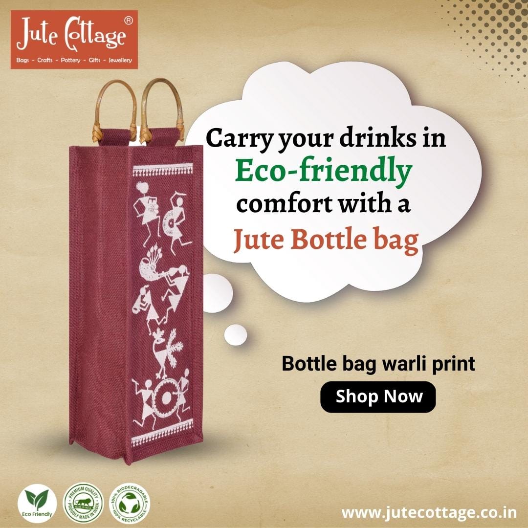 Introducing Warli Design: A Unique Art Form on Jute Bags and Water Bottles