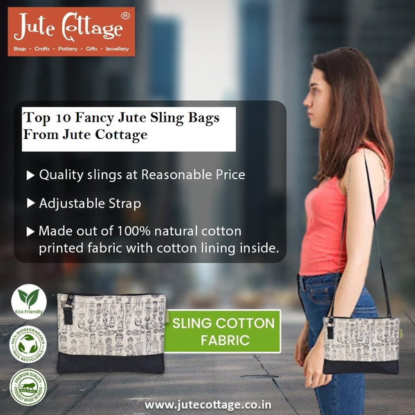 Top 10 Fancy Jute Sling Bags From Jute Cottage