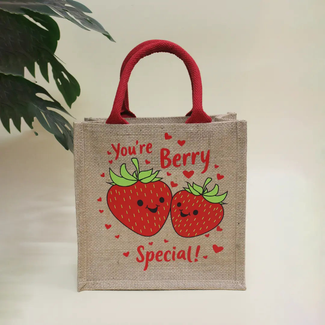 You're Berry Special Jute Bag