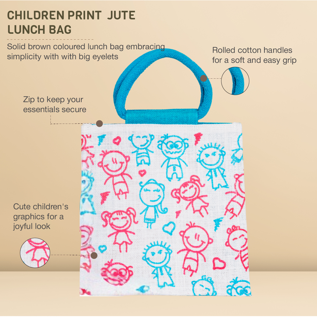 Children Print Lunch Bag
