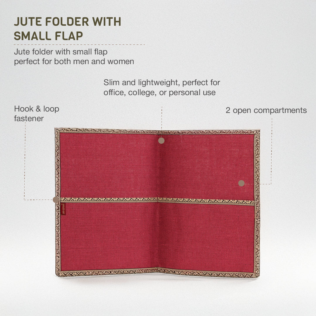 FOLDER WITH SMALL FLAP (A-015-MAROON)