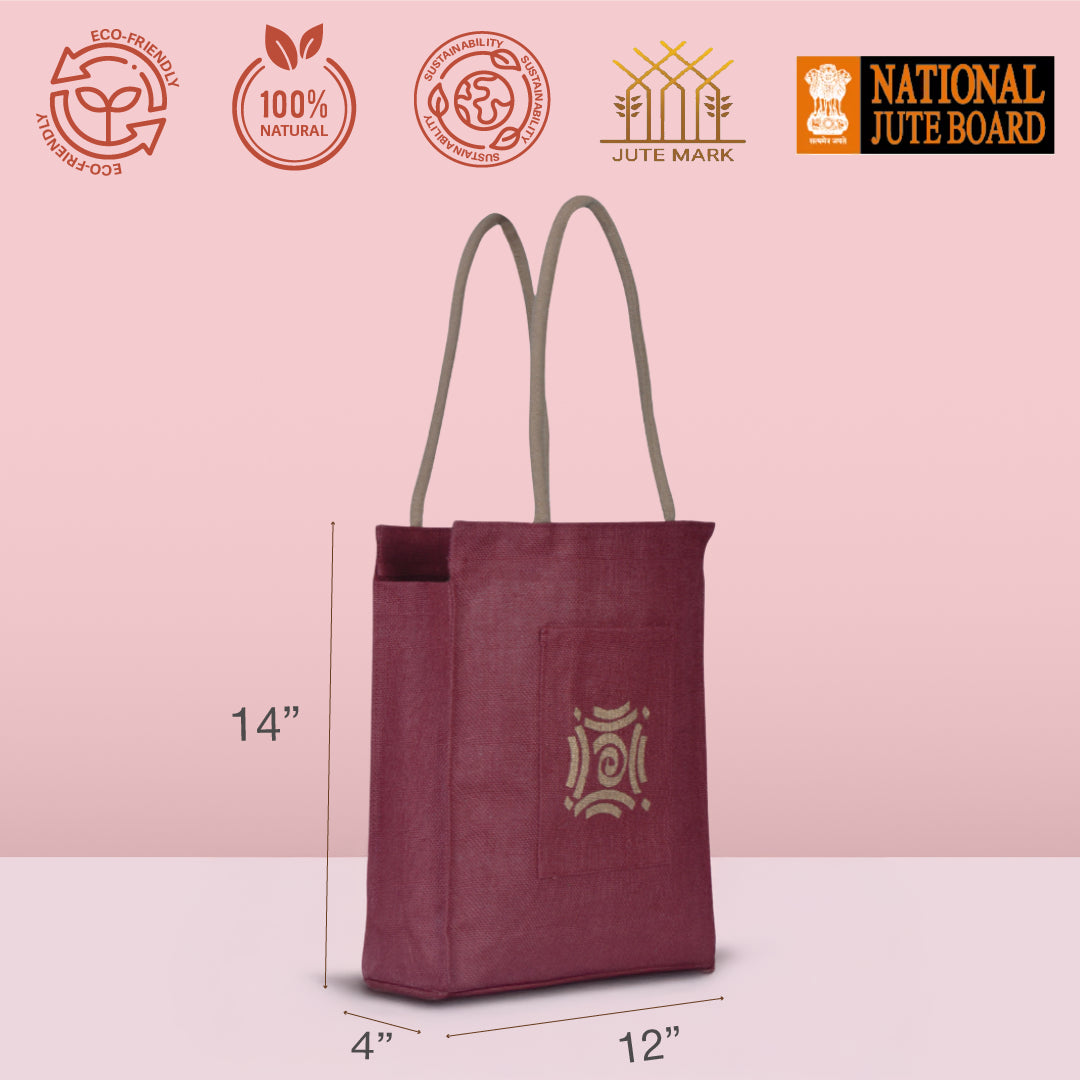 LONG COLLEGE 14X12 ZIPPER (D-008-MAROON)