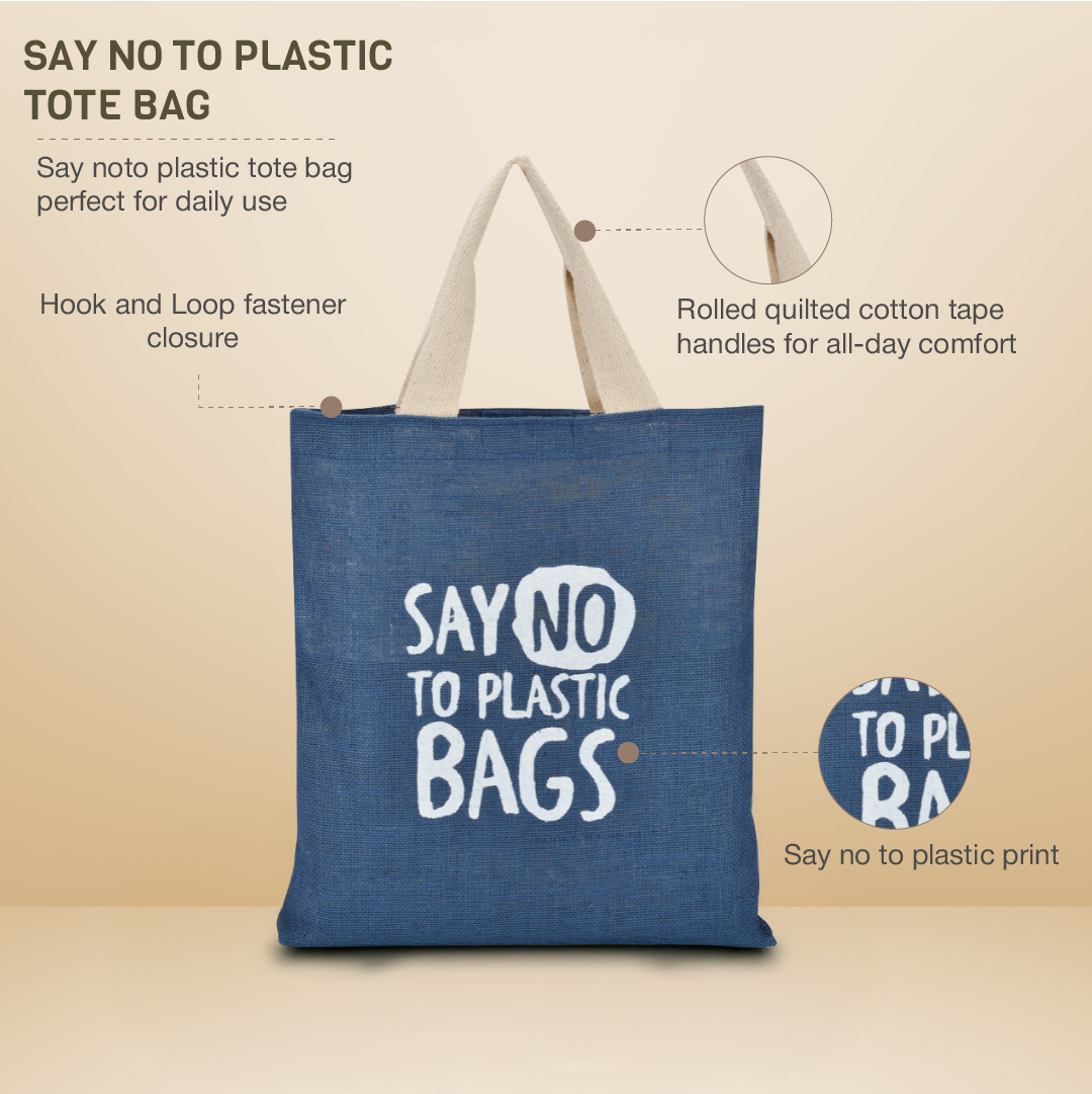 Say No To Plastic Tote bag