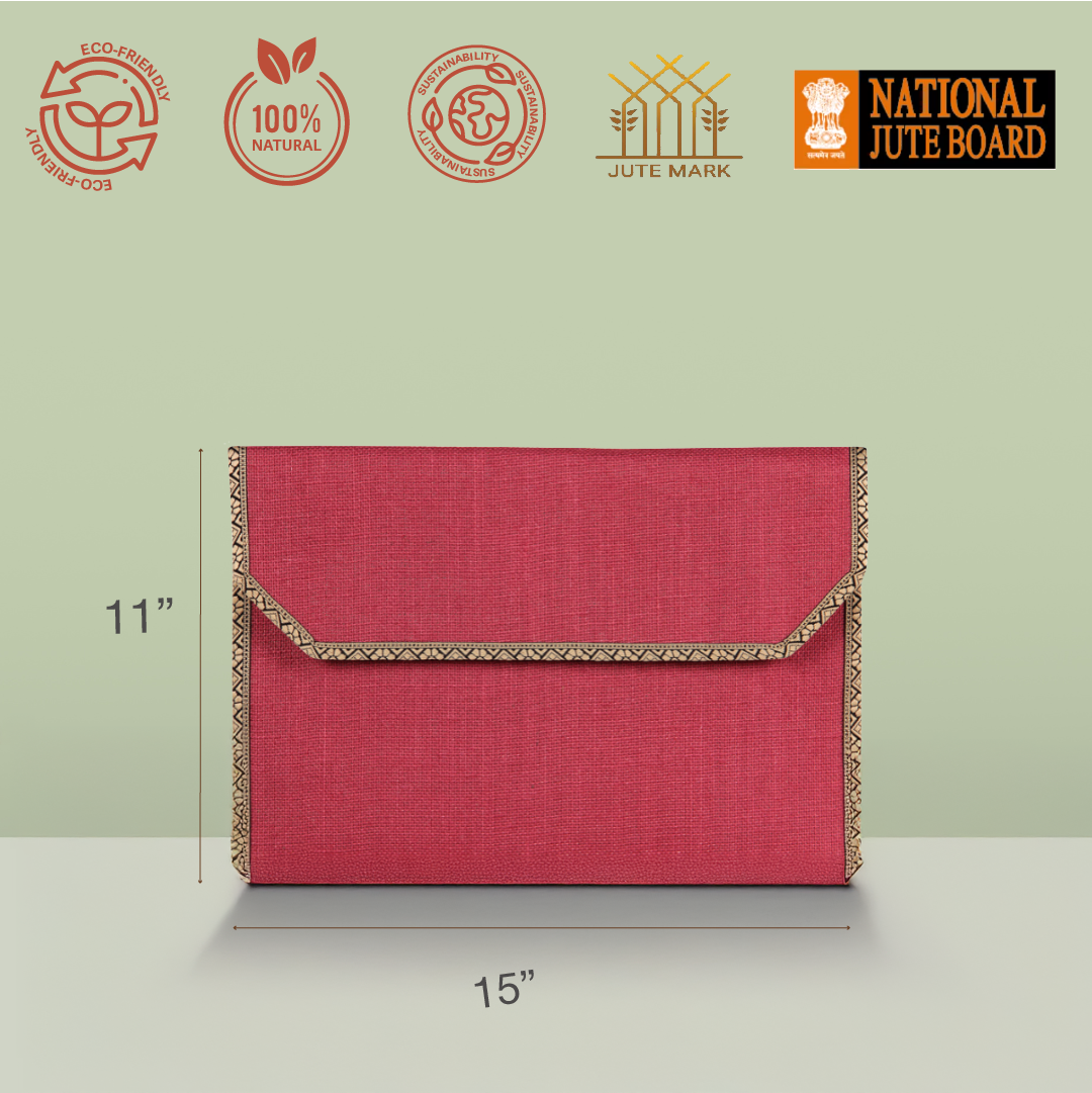 FOLDER WITH FULL FLAP ZIPPER (A-016-MAROON)