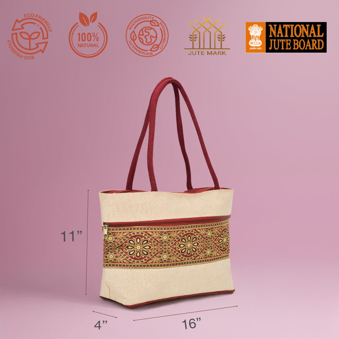 Central Lace JUCO Handbag with Front Pocket