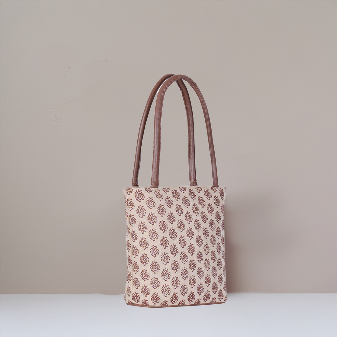 Block Print JUCO Handbag