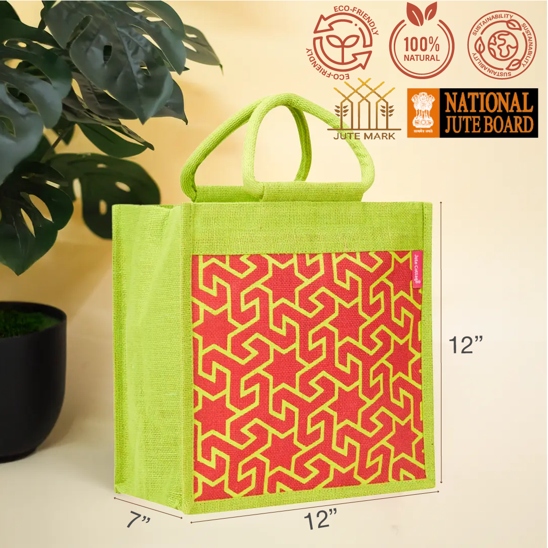 Geometric Motif Lunch bag