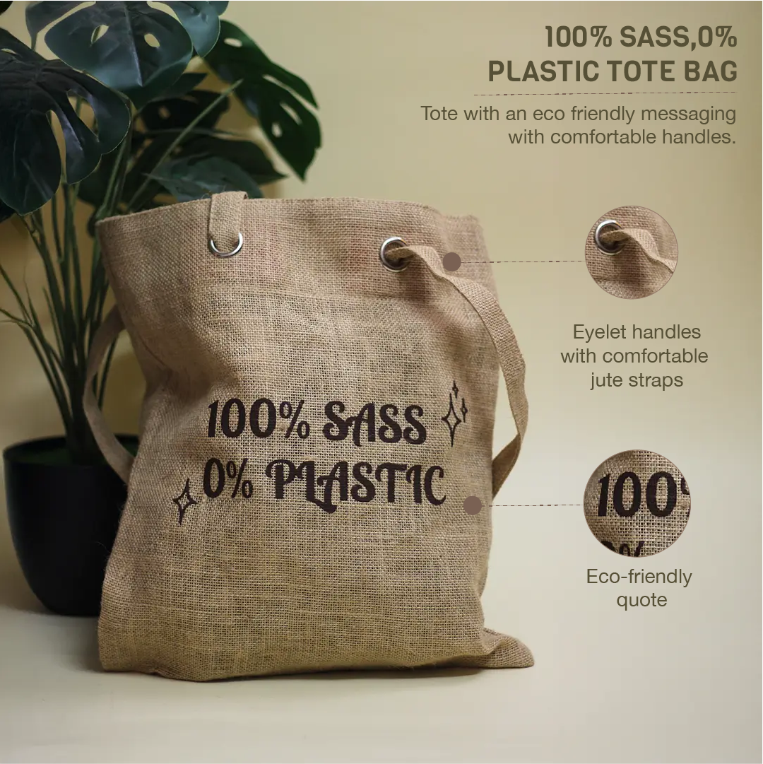 0% Plastic Tote Bag