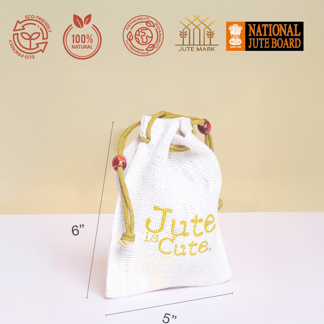 Jute is Cute Pouch(Pack of 4)