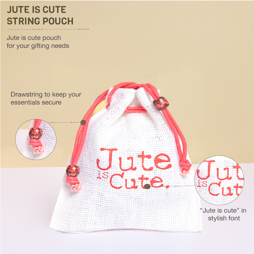 Jute is Cute Pouch(Pack of 4)