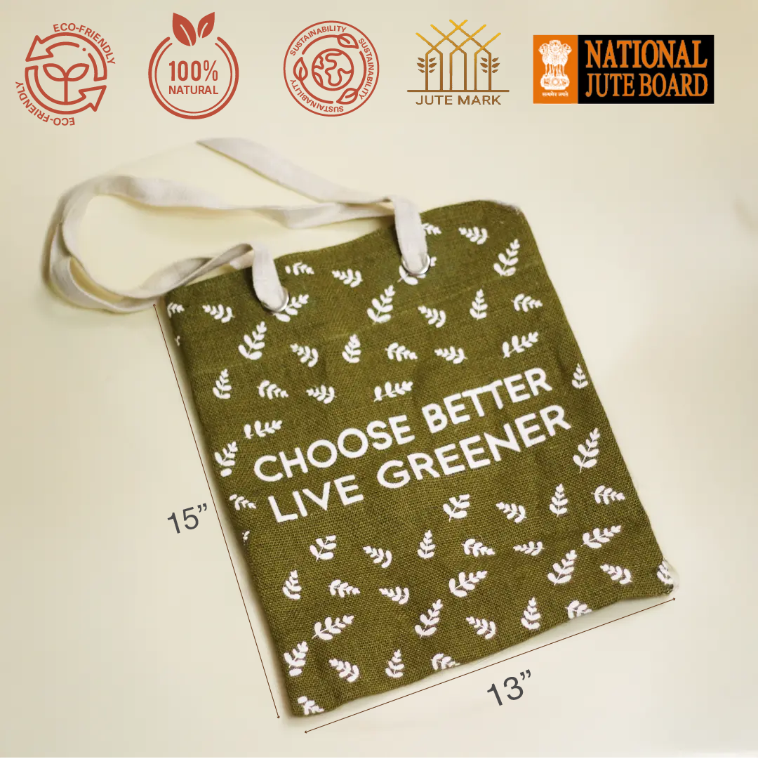 Choose Better Live Greener Tote Bag