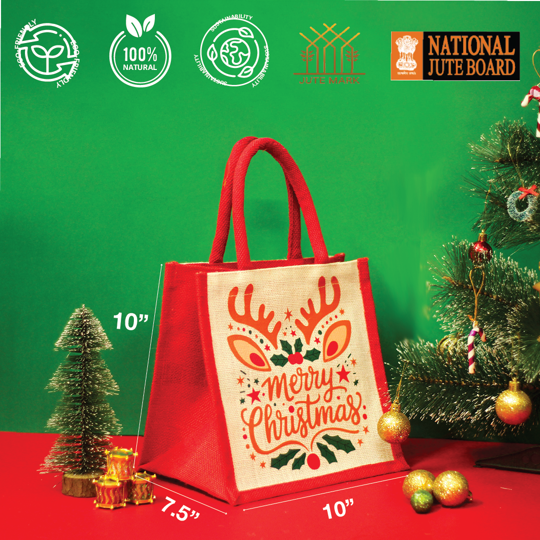 Merry Christmas Reindeer Gift bag