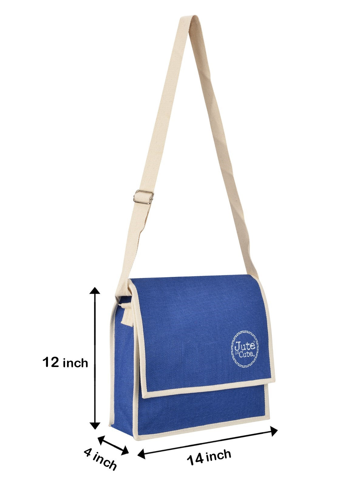 CONFERENCE BAG JUTE (D-220-BRIGHT BLUE)