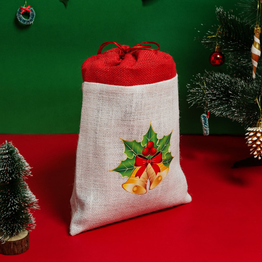 Jingle Bell Christmas String pouch