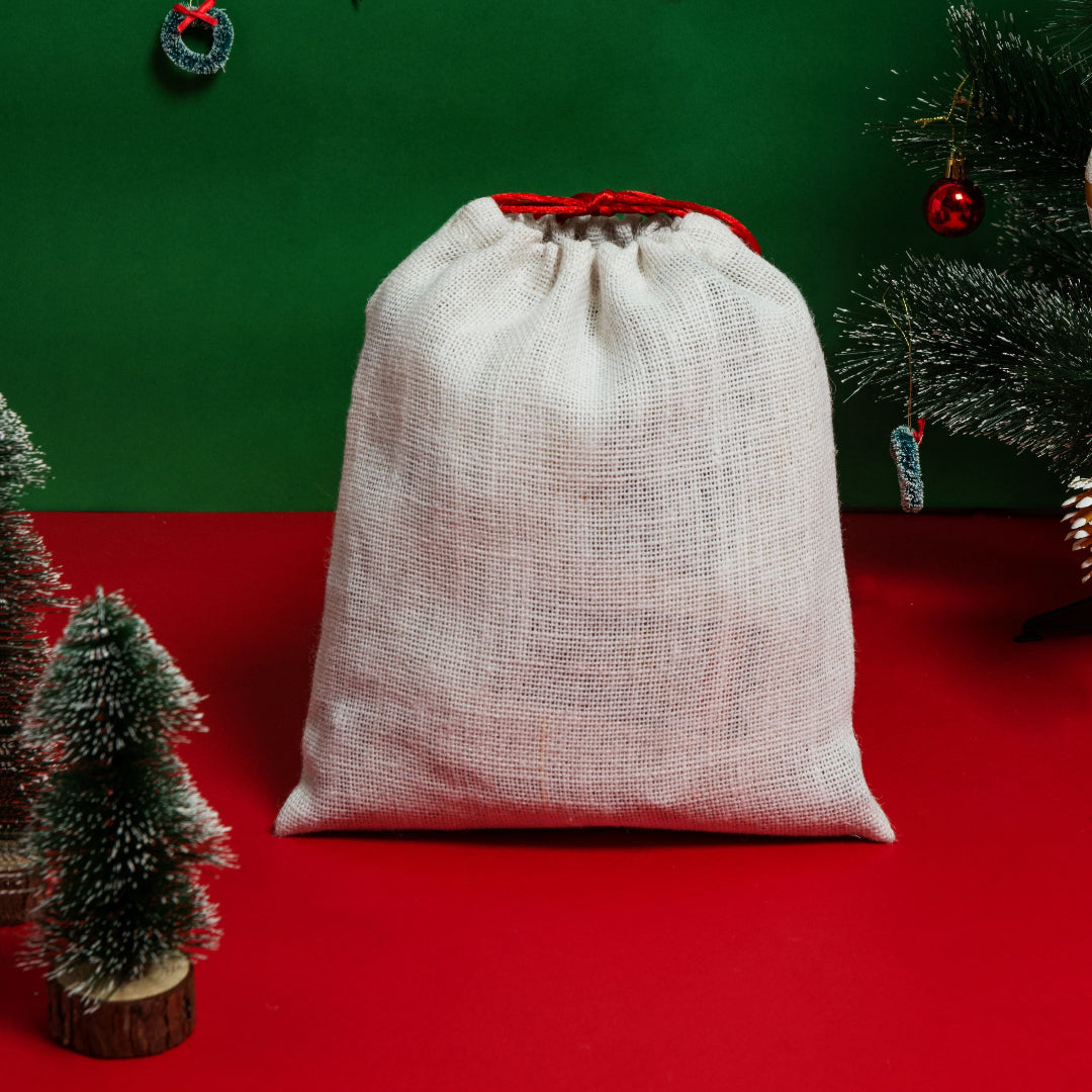 Merry Christmas Tree string pouch