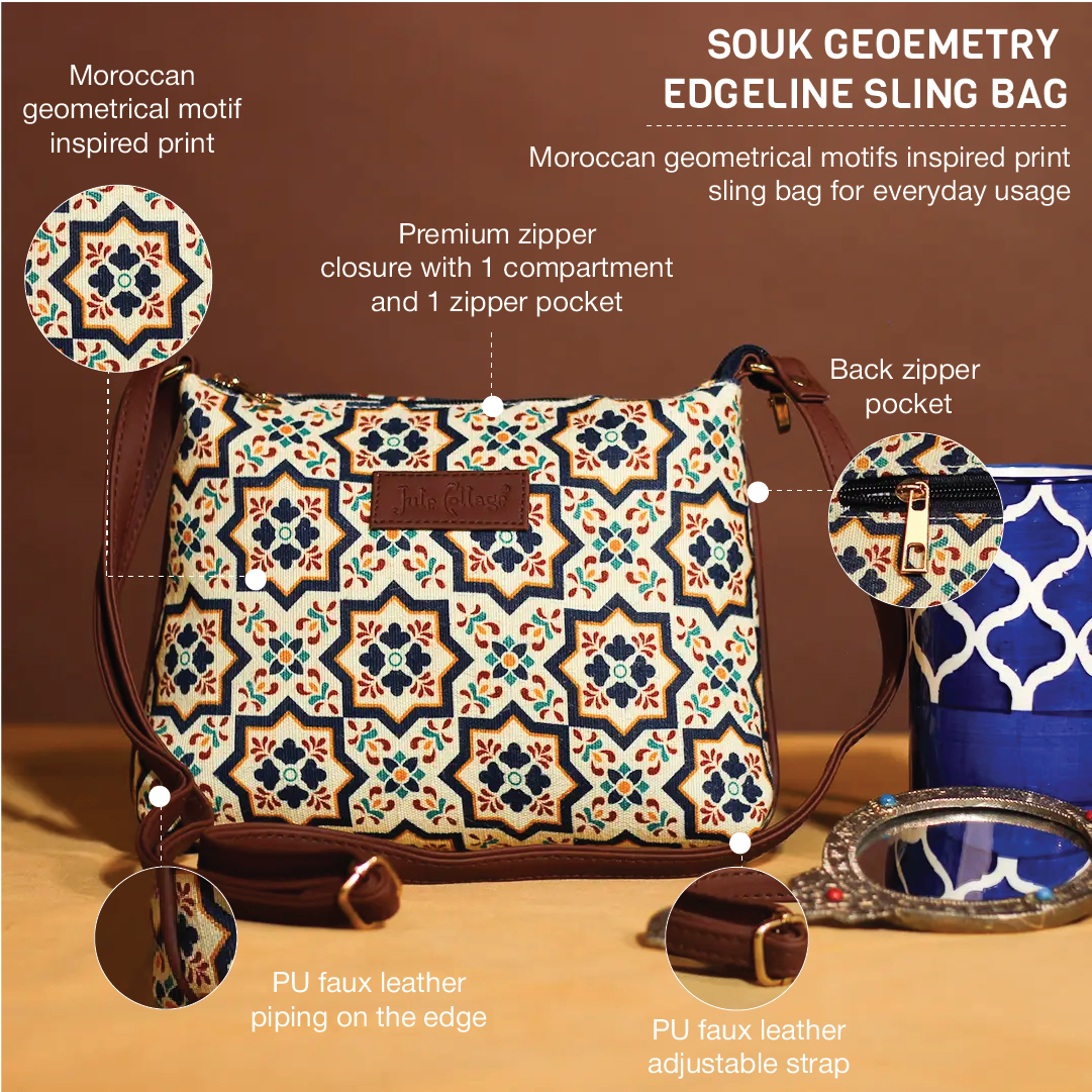 Souk Geometry Edgeline Sling Bag