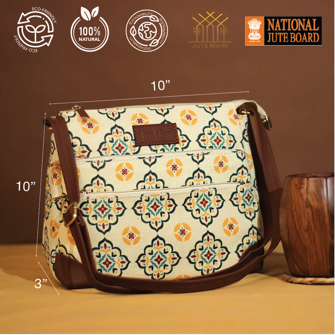 Marrakesh Mosaic PanEdged Sling Bag