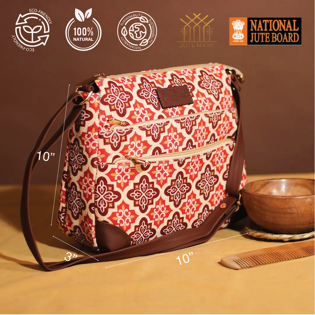 Diamond PanEdged Sling Bag