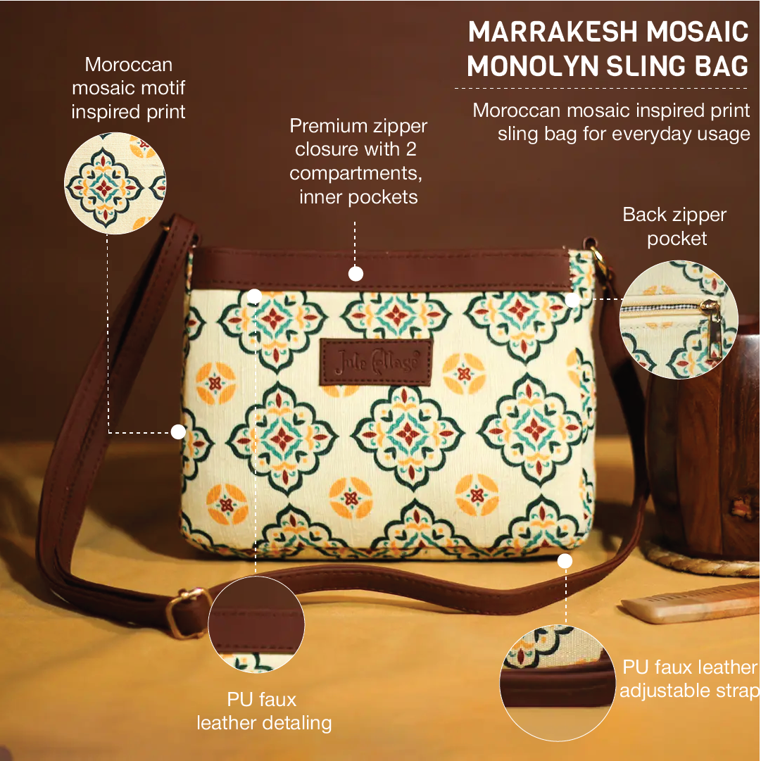 Marrakesh Mosaic Monolyn Sling Bag