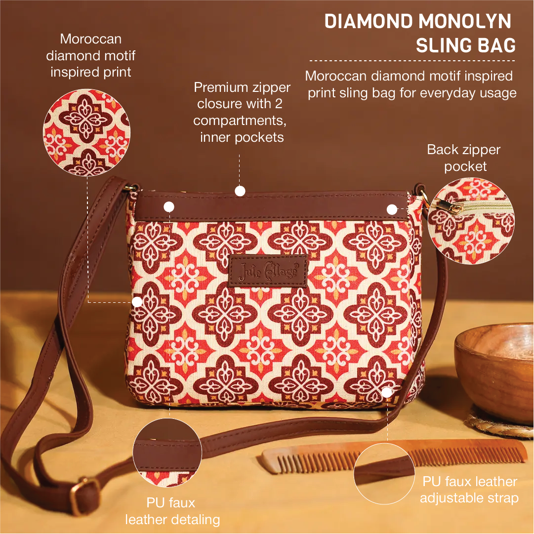 Diamond Monolyn Sling Bag
