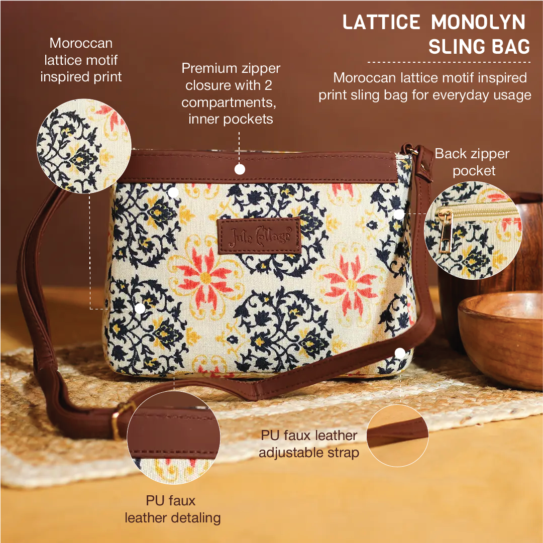 Lattice Monolyn Sling Bag