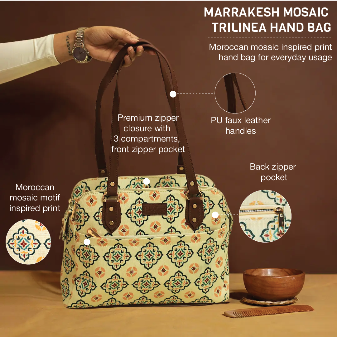 Marrakesh Mosaic Trilinea Handbag