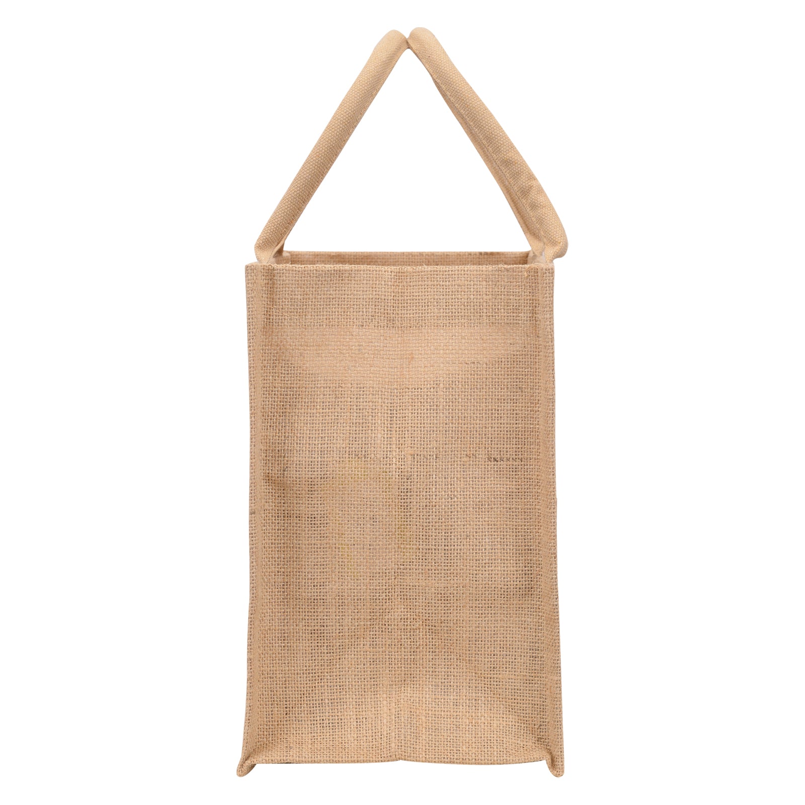 JUTE COTTAGE 4 COLOR LUNCH ZIPPER, SUSTAINABLE, ECO-FRIENDLY, 100% GENUINE JUTE, STYLISH (MULTICOLOR 11X10X7.5)
