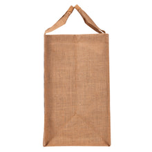 Load image into Gallery viewer, 16 X 16 X 9 - CHECK JUTE ZIPPER WITH BOTTOM BOARD (B-259-BROWN)
