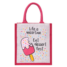 Load image into Gallery viewer, 11 X 10 X 7 - LIFE DESSERT LUNCH ZIPPER (B-247-PINK)
