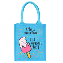 Load image into Gallery viewer, 11 X 10 X 7 - LIFE DESSERT LUNCH ZIPPER (B-247-PEACOCK BLUE)
