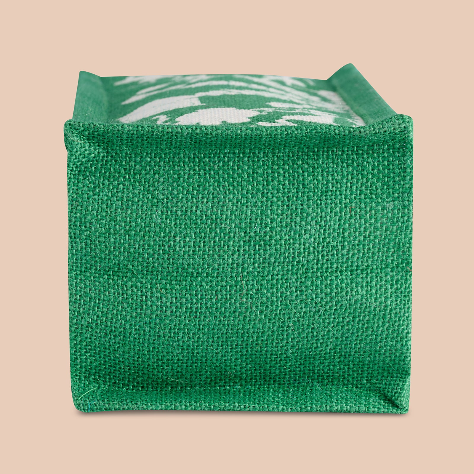 JUTE COTTAGE BOTTLE BAG WARLI PRINT, SUSTAINABLE, ECO-FRIENDLY, 100% GENUINE, STYLISH JUTE BAG (GREEN 14X5X4.5)