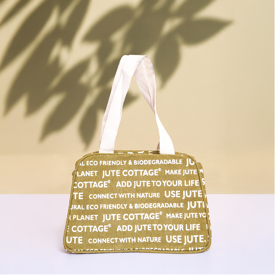 Jute Cottage Printed Lunch Bag
