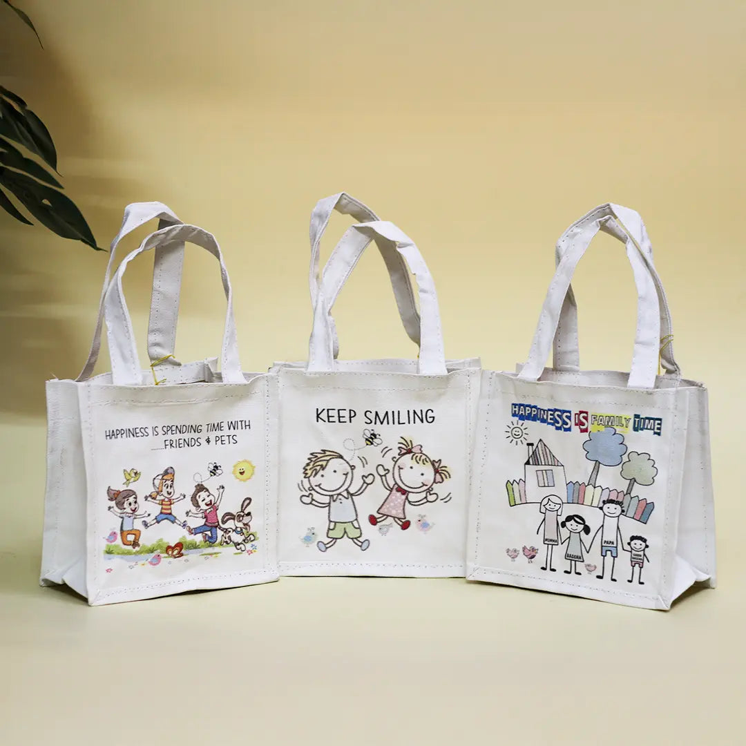 Assorted Gift bag-Happiness & Keep Smiling(Pack of 3)