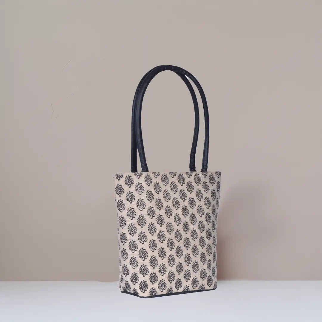 Block Print JUCO Handbag