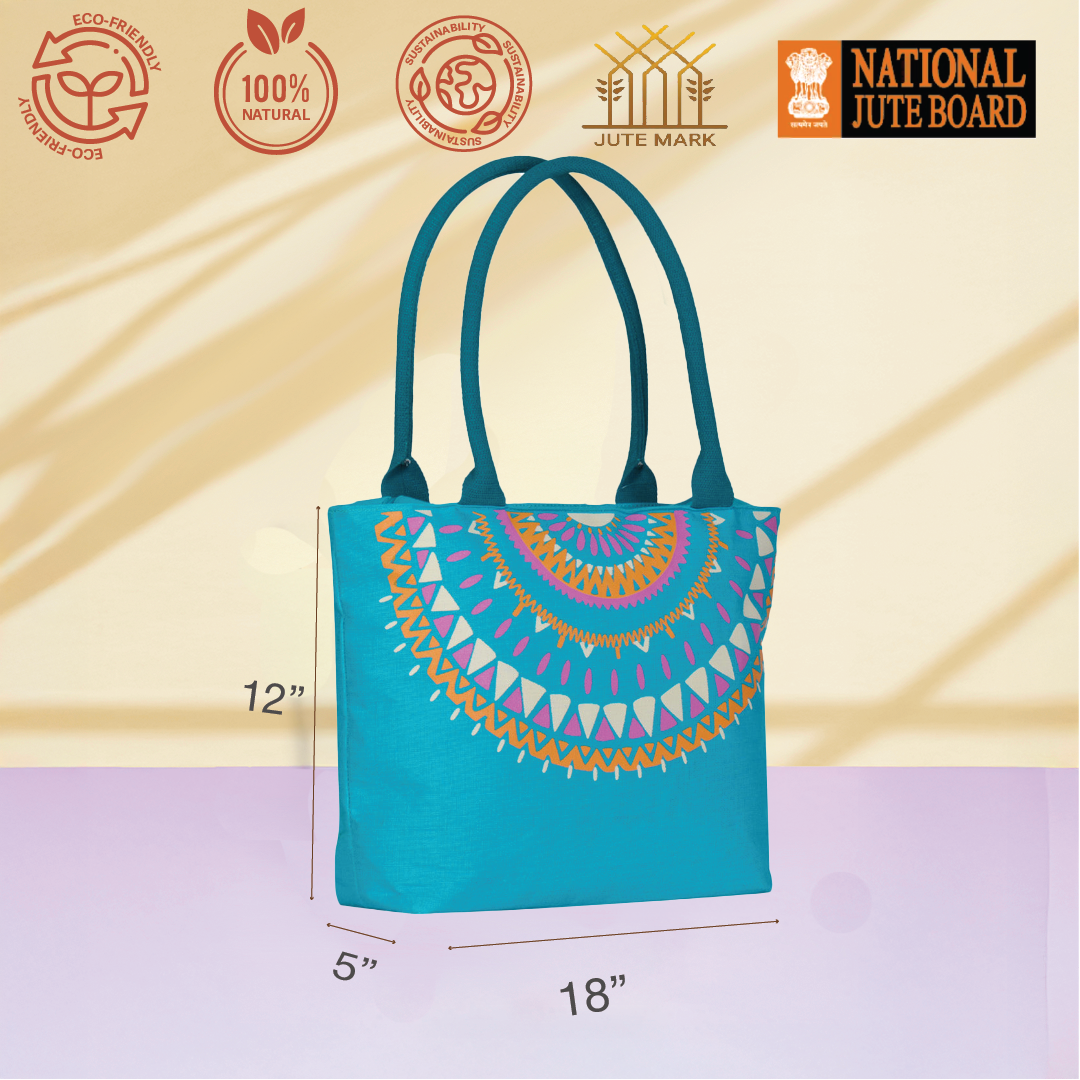 Mandala Neck print Handbag