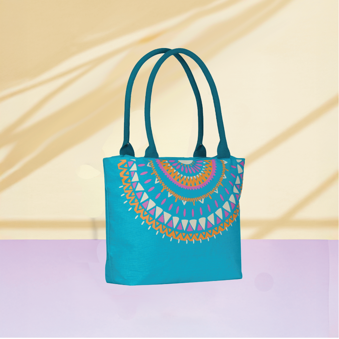 Mandala Neck print Handbag