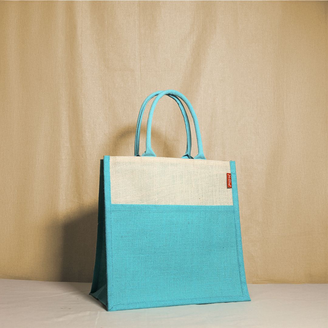 Madhubani fish jute shopping bag