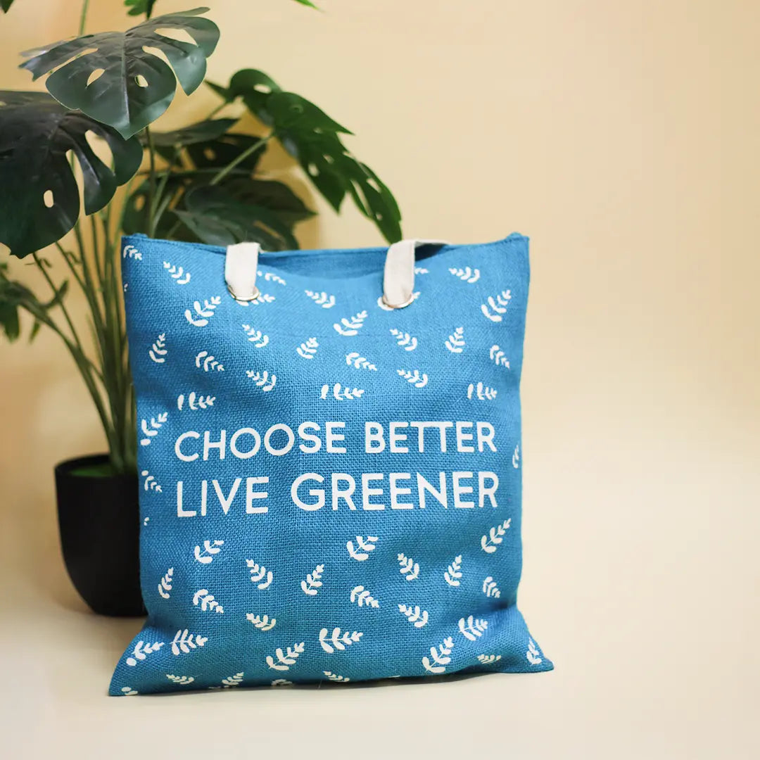 Choose Better Live Greener Tote Bag
