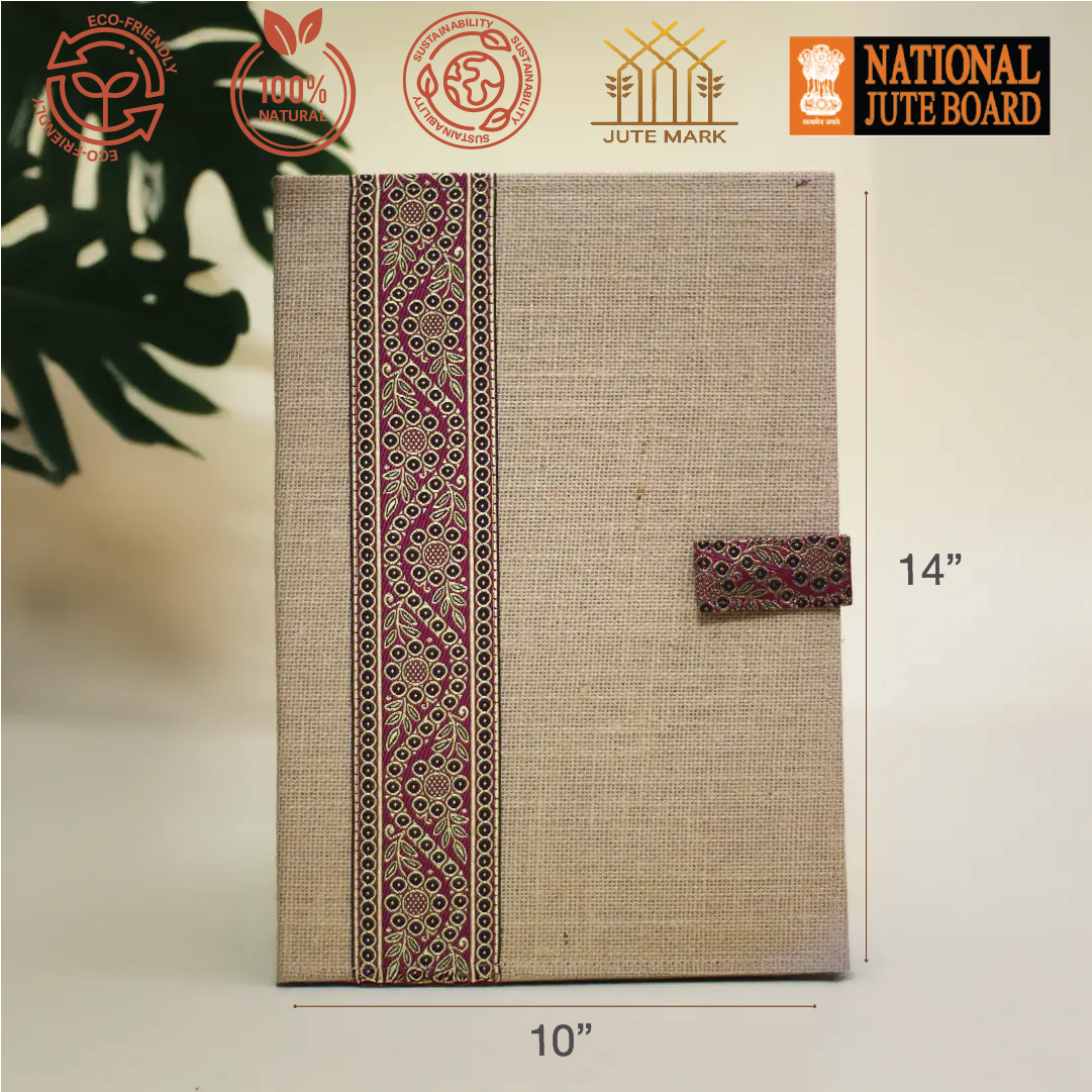 Lace Jute Folder