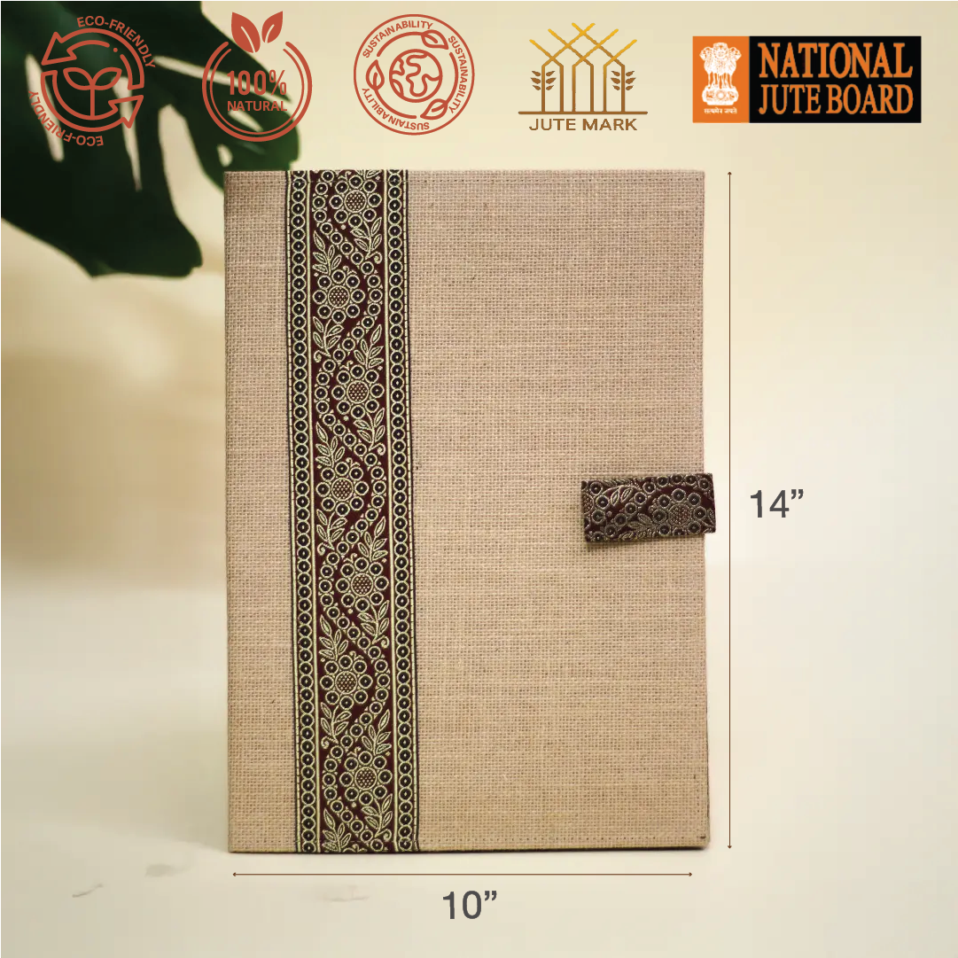 Lace Jute Folder