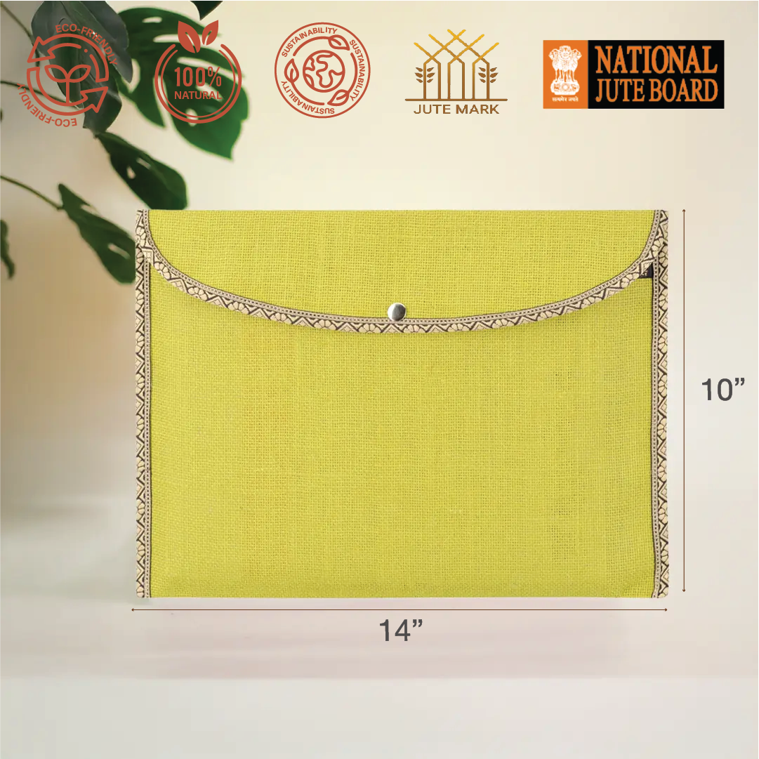 Full Flap folder with button