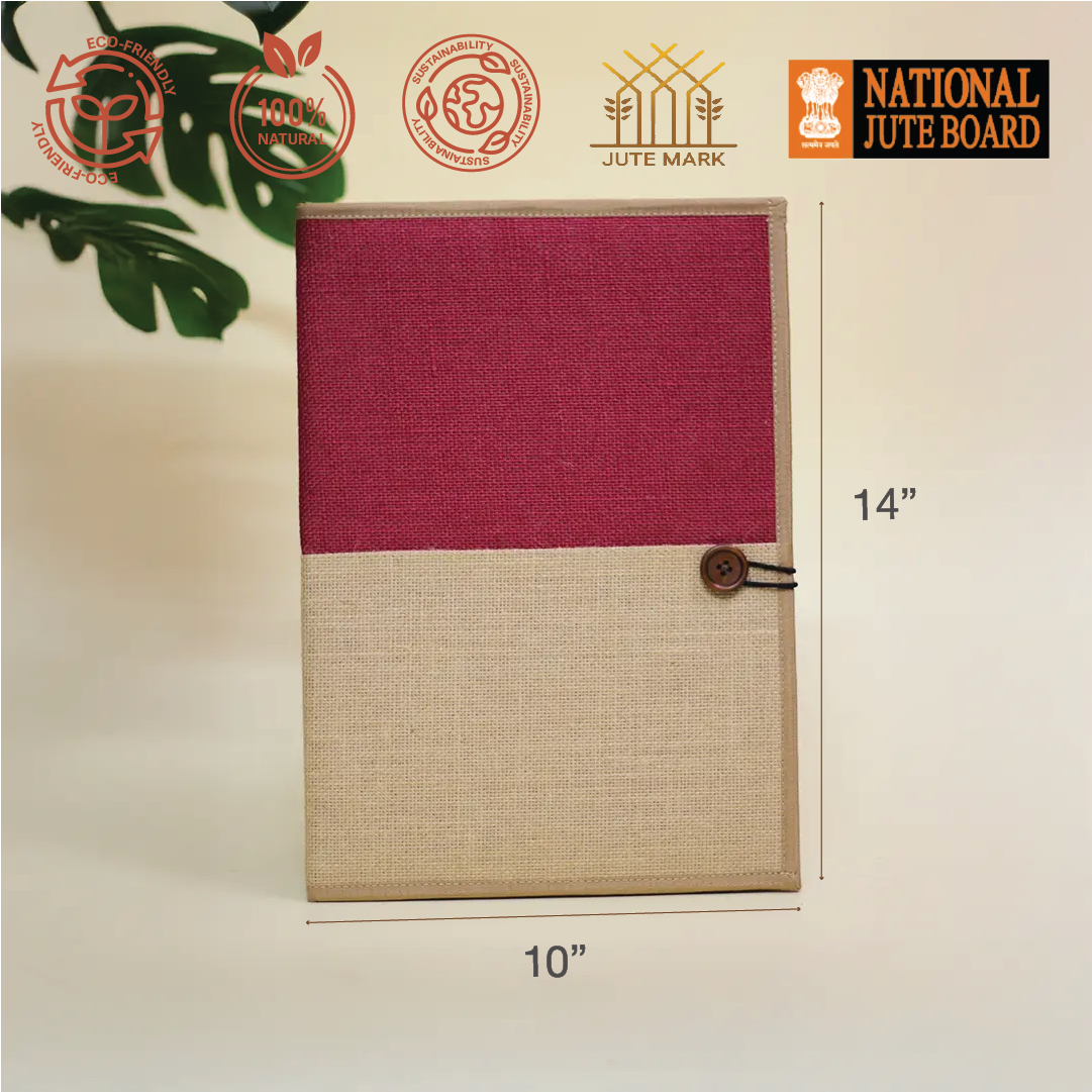 2 Colour Folder With Button