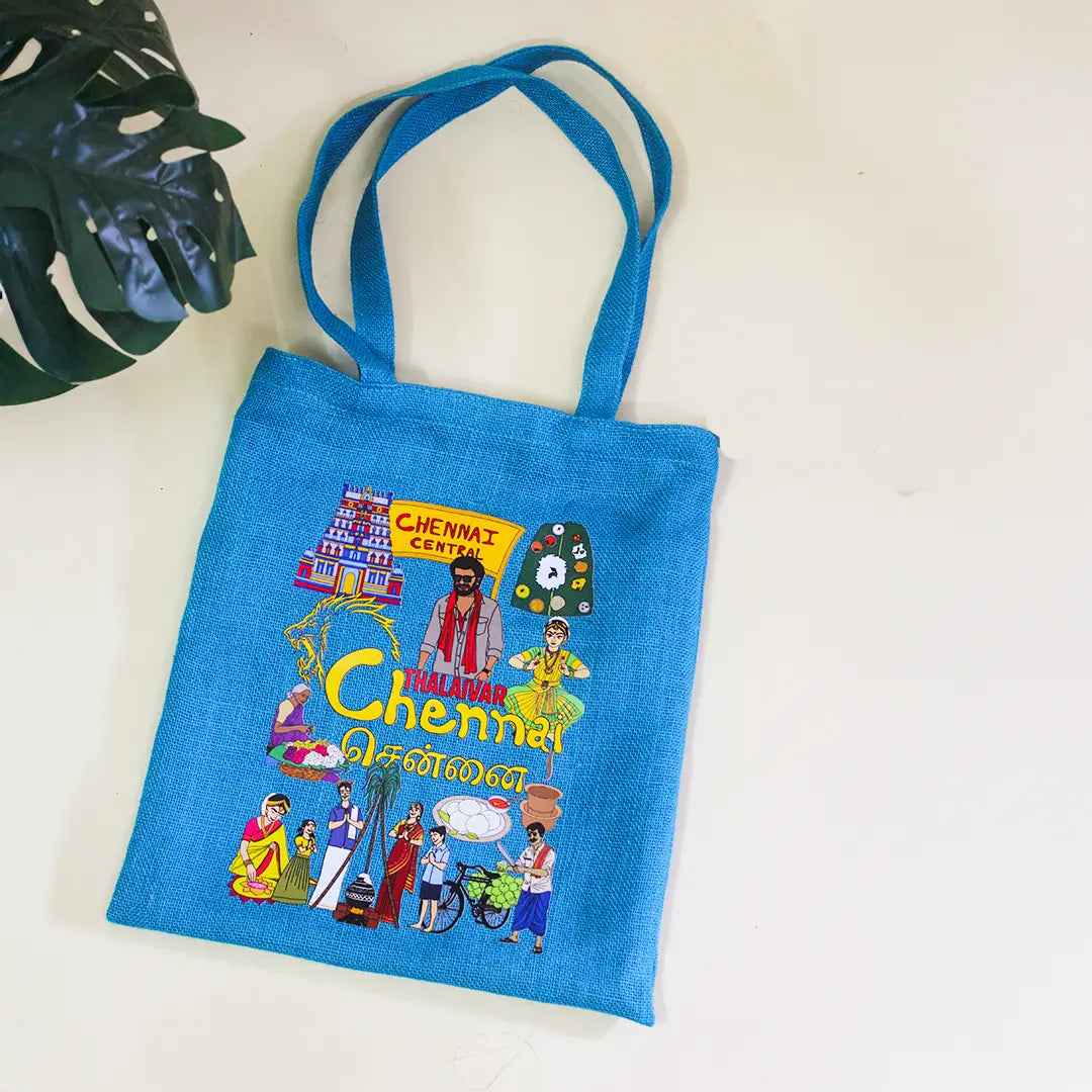 Chennai Stories Zipper Tote