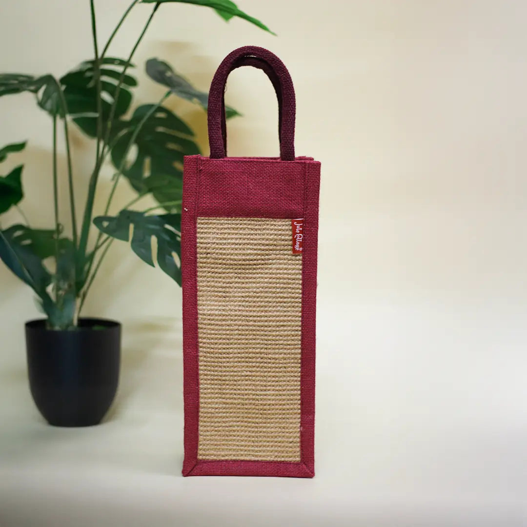 Dobby Jute Bottle bag