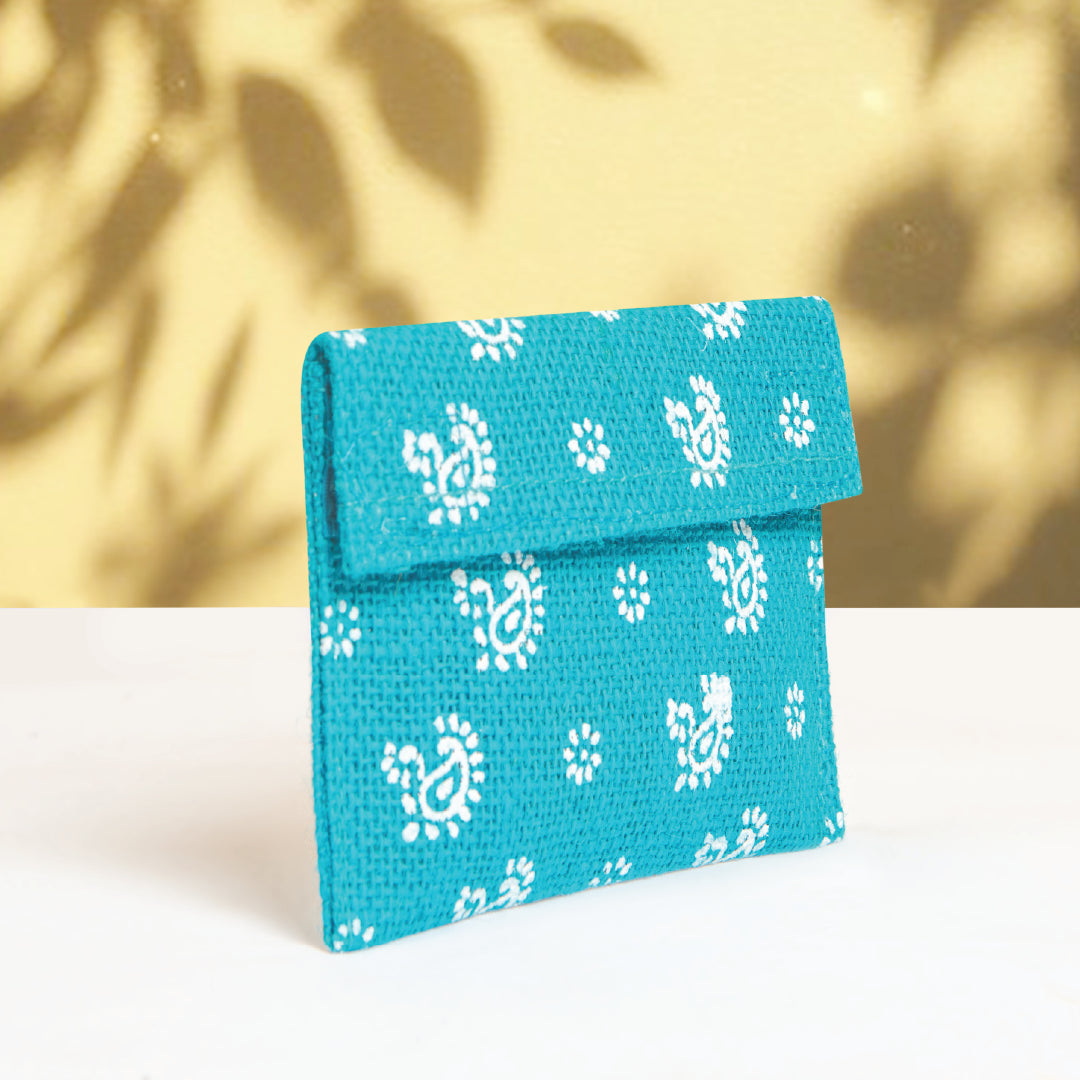 Paisley Jute envelope small (Pack of 5)