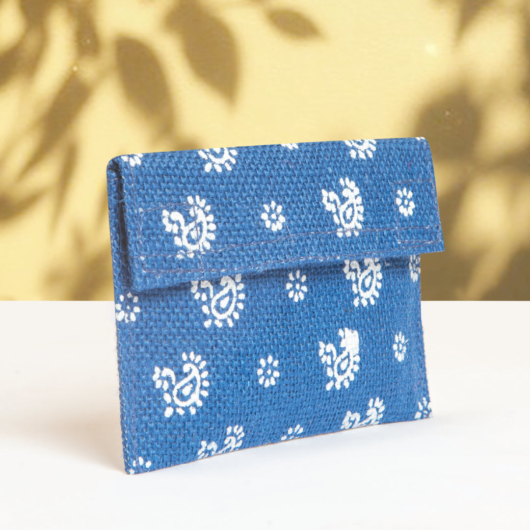Paisley Jute envelope small (Pack of 5)