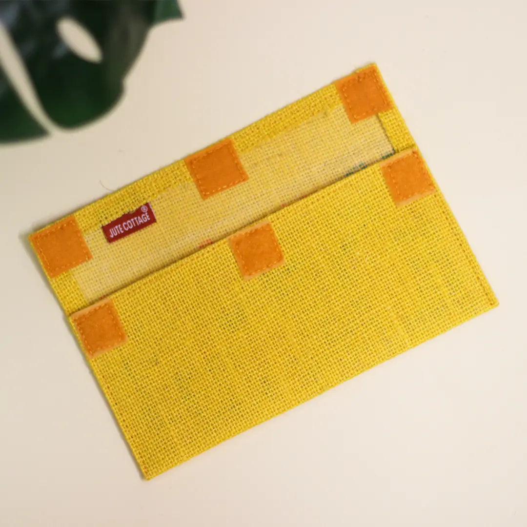 Floral print Jute Envelope(Pack of 5)