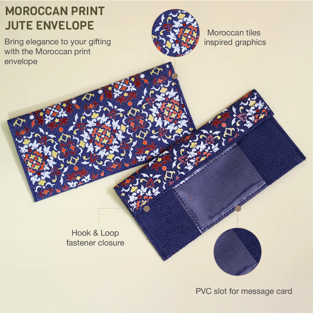 Moroccan Print Envelope(Pack of 4)