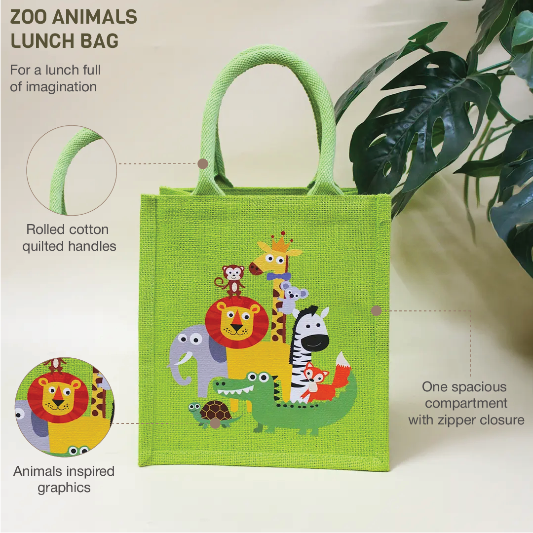Zoo Animals Lunch bag
