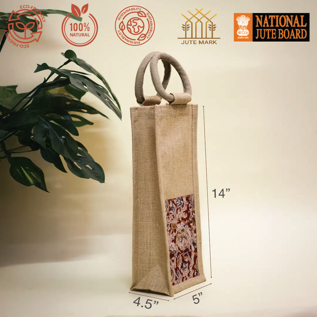 Kalamkari Bottle Bag
